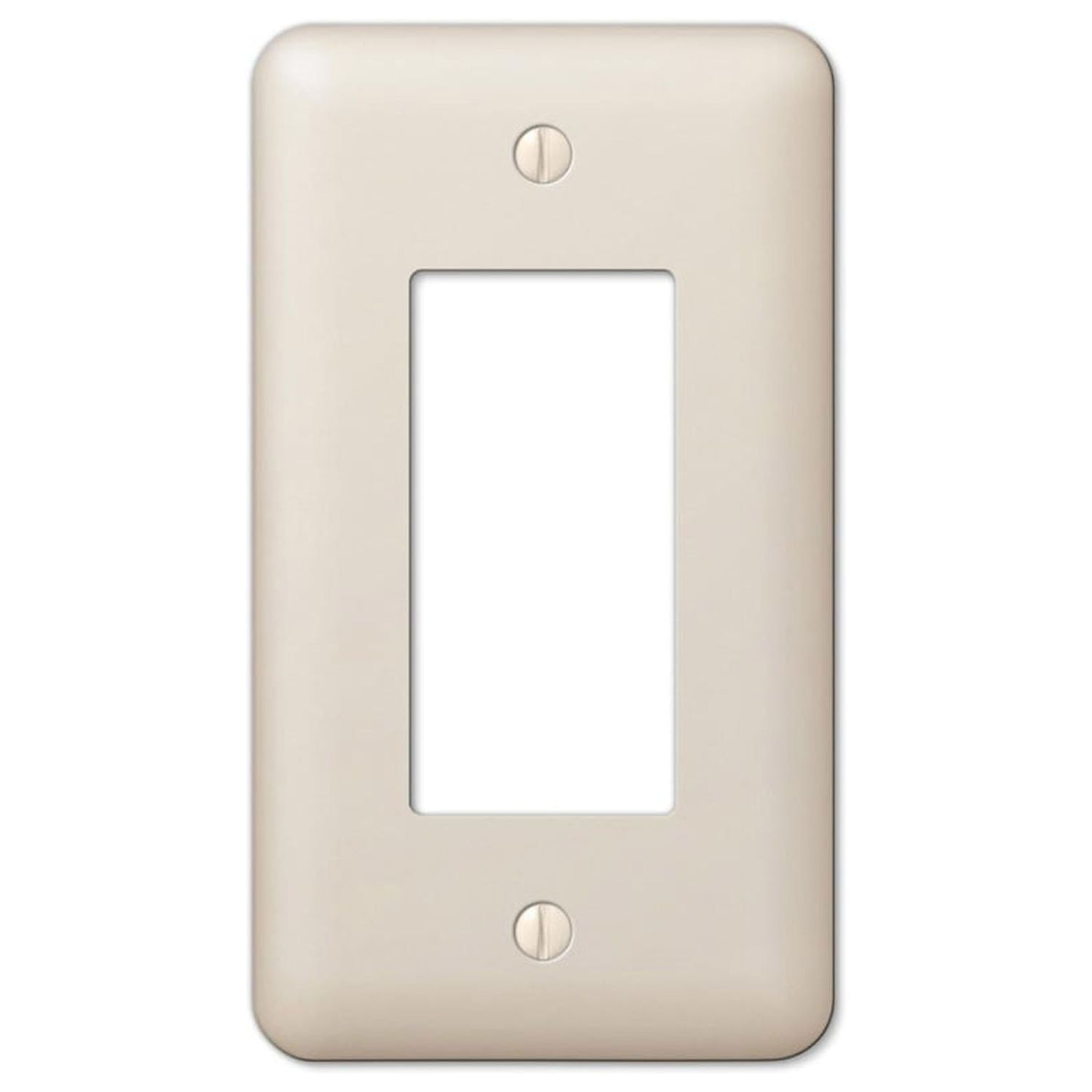 Amerelle Almond Steel Single Rocker Wall Plate