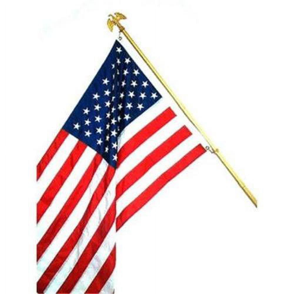 Patriotic 3x5 Nylon US Flag with Telescopic Aluminum Pole