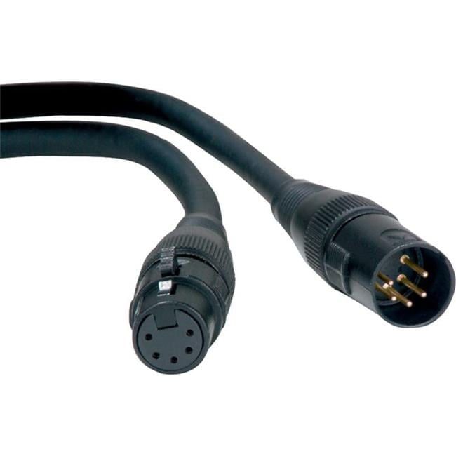 Pro Series 100-Foot Black 5-Pin DMX Cable