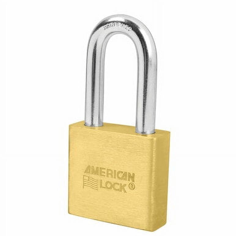 American Lock 2" Brass Padlock with Boron Shackle