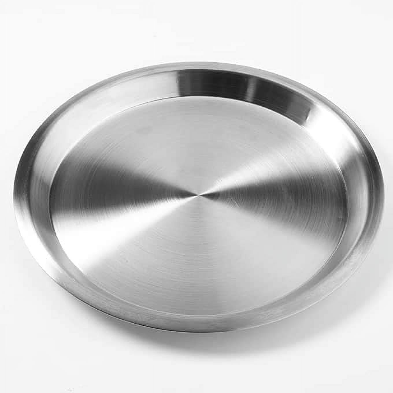 Silver Aluminum Round 13-Inch Pizza and Pie Bake Pan