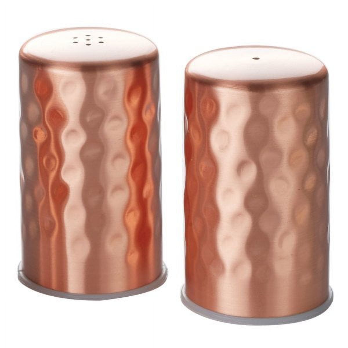 Hammered Copper 2 oz. Salt and Pepper Shaker Set