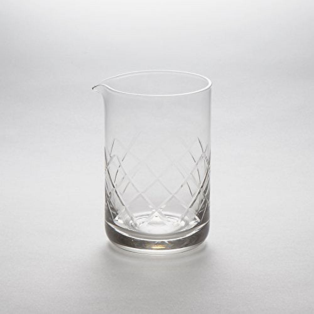 20 oz Clear Diamond Pattern Cocktail Mixing Glass