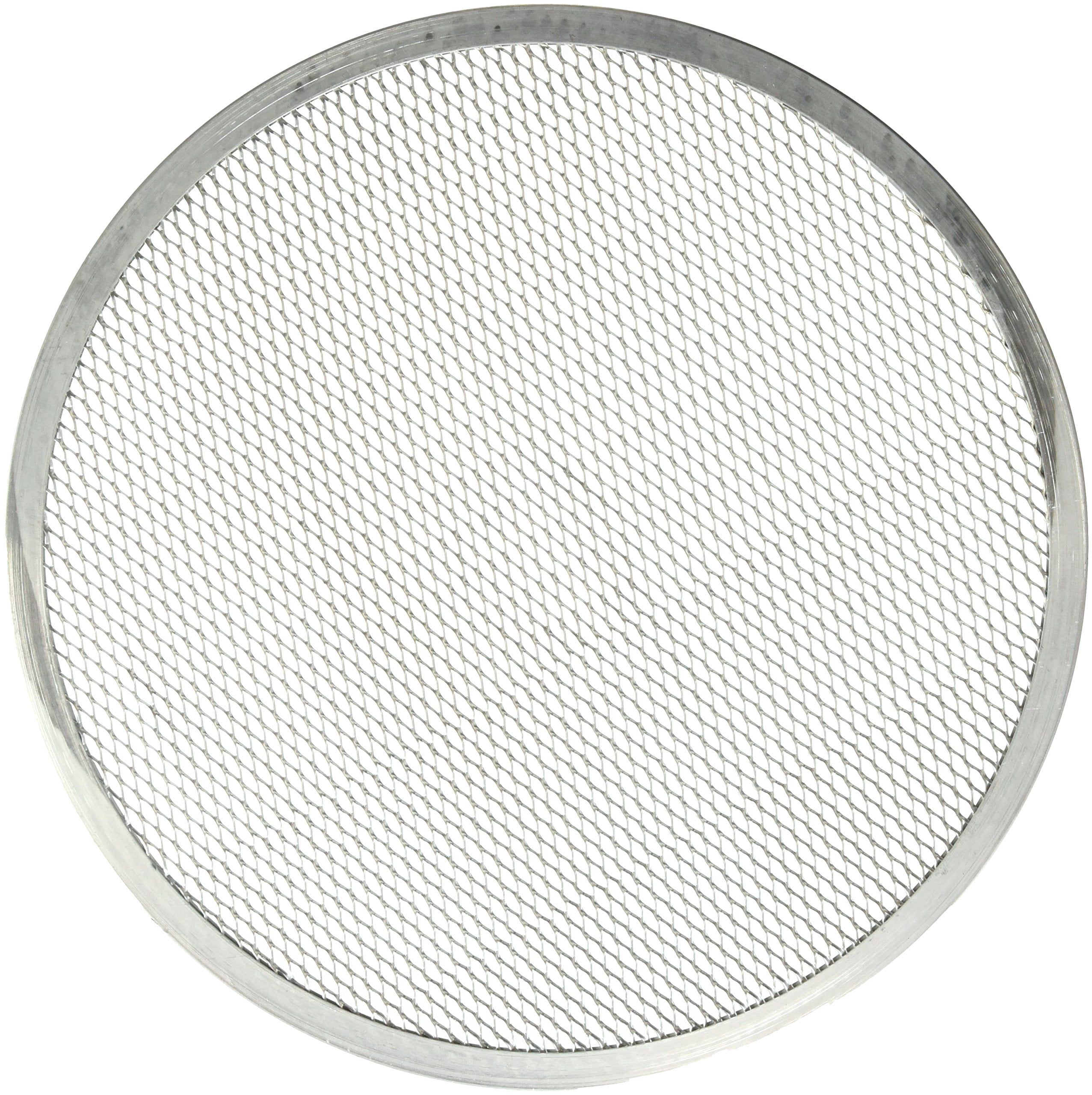 12-Inch Silver Aluminum Round Pizza Screen