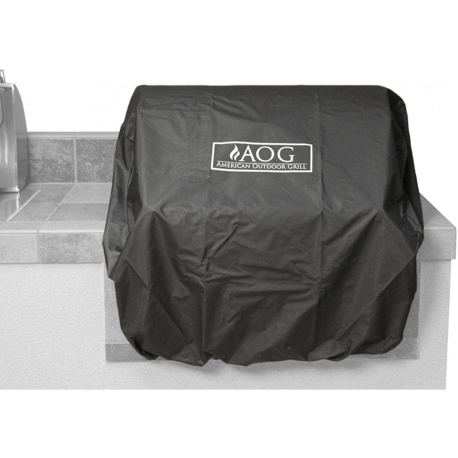 Black Weatherproof Vinyl 36-Inch Built-In Grill Cover