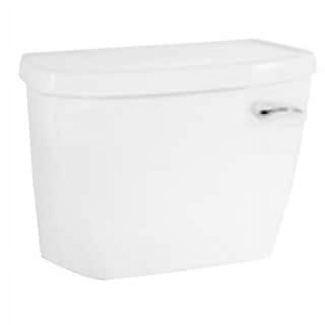 White Dual Flush Pressure Assist Toilet Tank