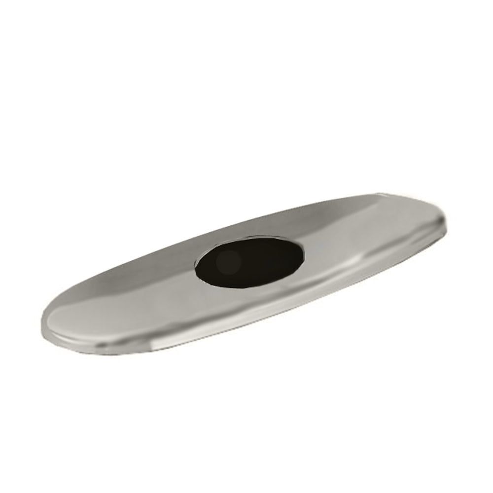 Satin Nickel Modern Escutcheon Plate for Bathroom Faucets