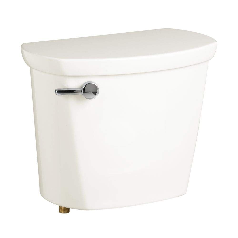 White Vitreous China Toilet Tank with Chrome Lever