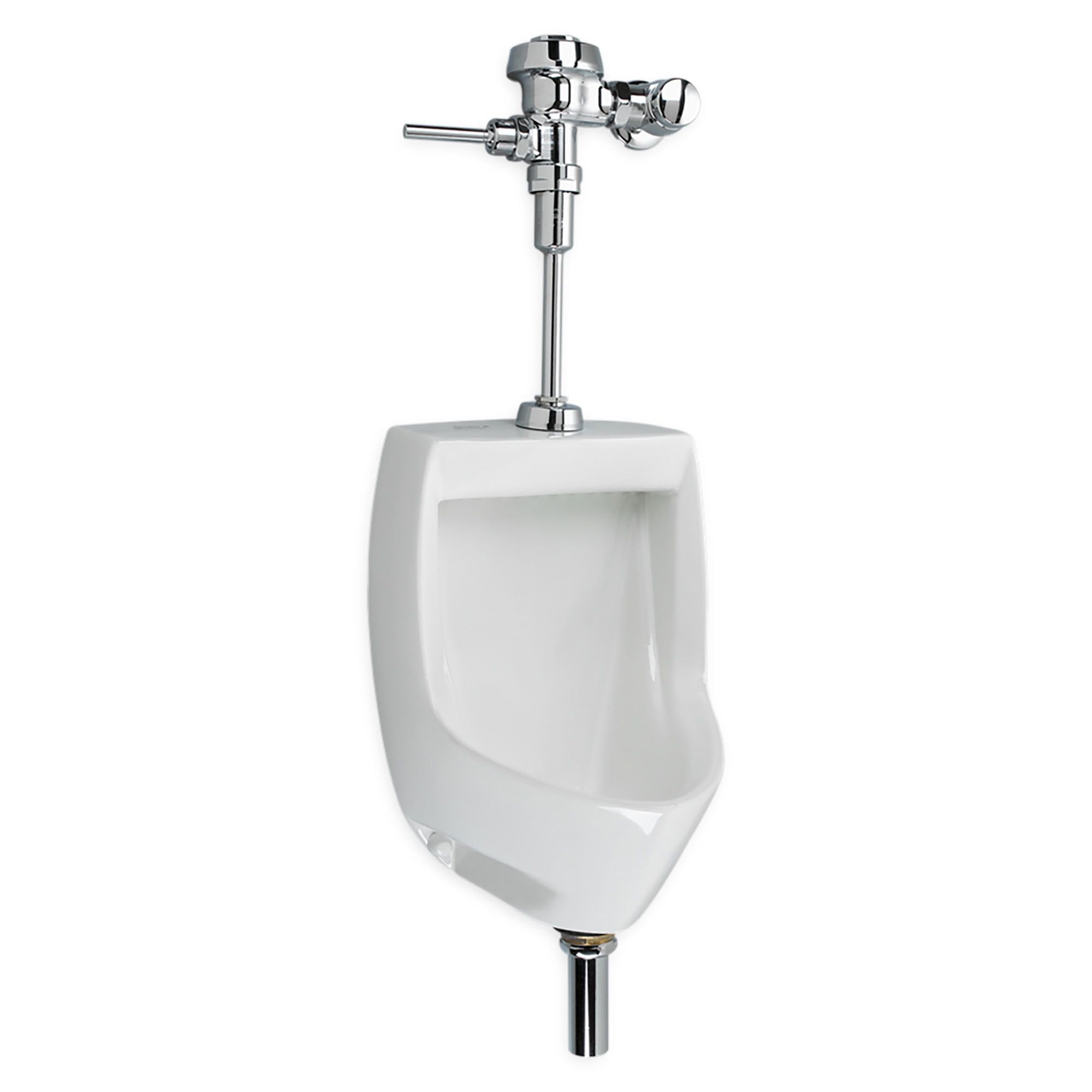 White High-Efficiency Compact Ceramic Bathroom Urinal