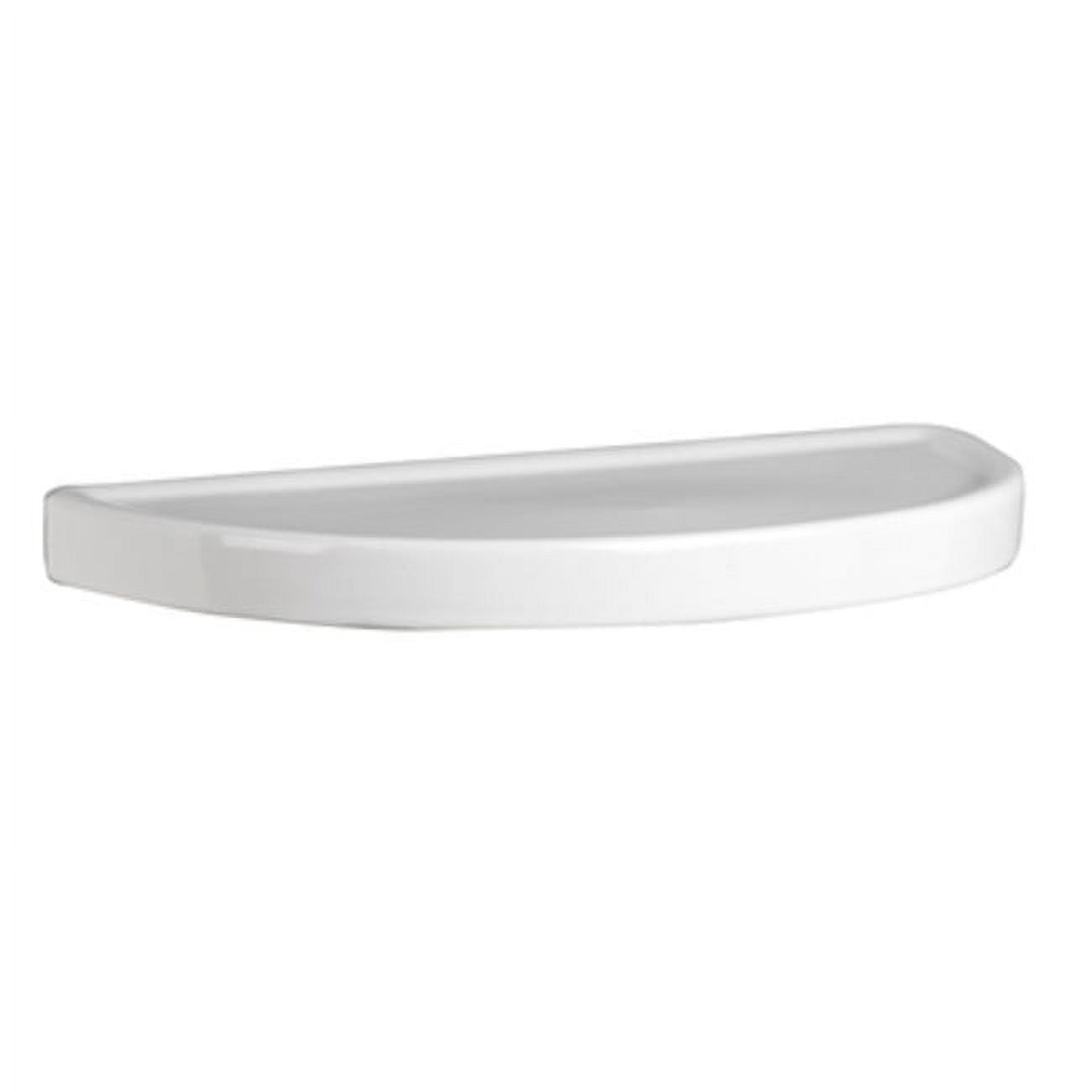 White Ceramic Replacement Toilet Tank Lid with Lock