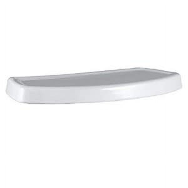 White Modern Alcove Toilet Tank Lid