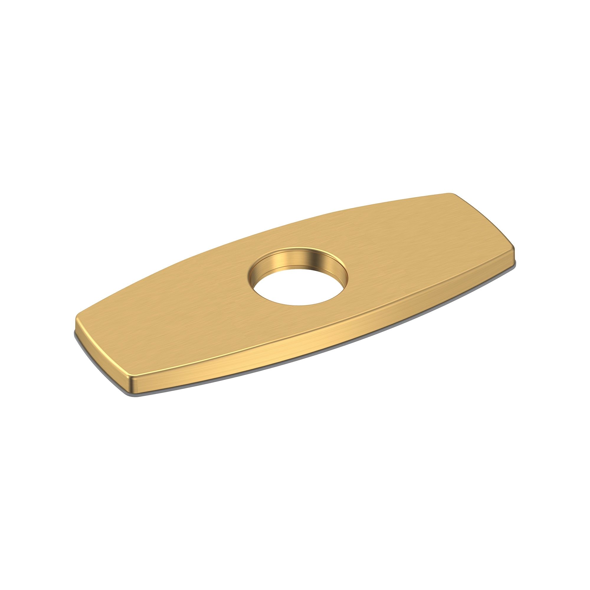 Brushed Gold Brass Escutcheon Plate for Faucets