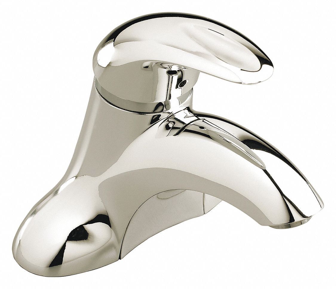 Satin Nickel Single Handle Centerset Bathroom Faucet