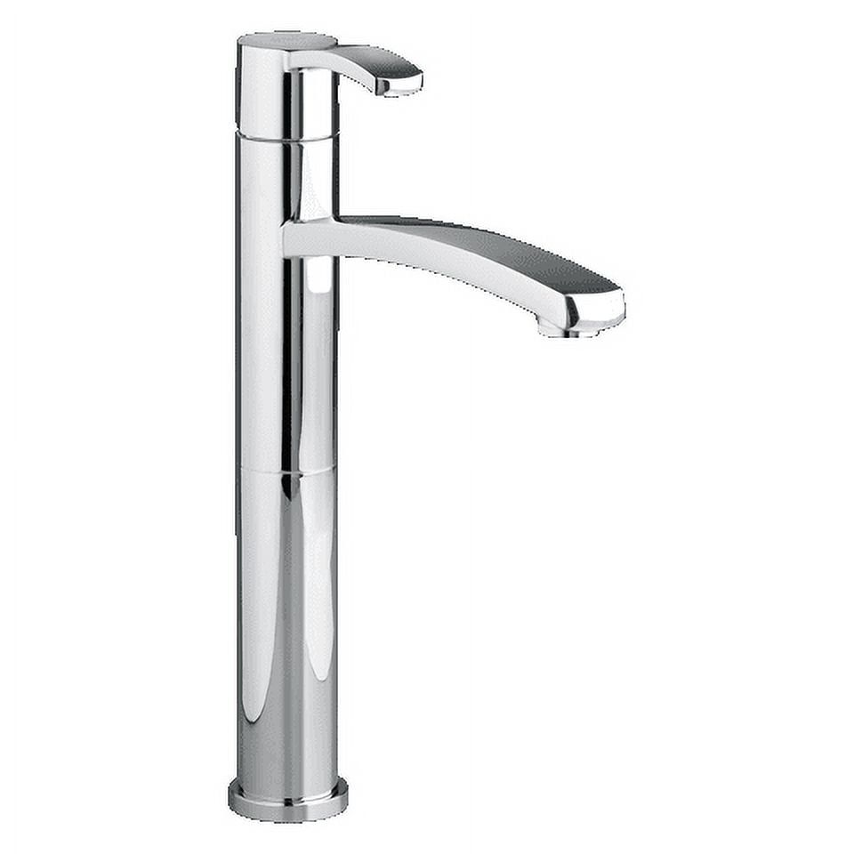 Polished Chrome Single Handle Bathroom Vessel Faucet