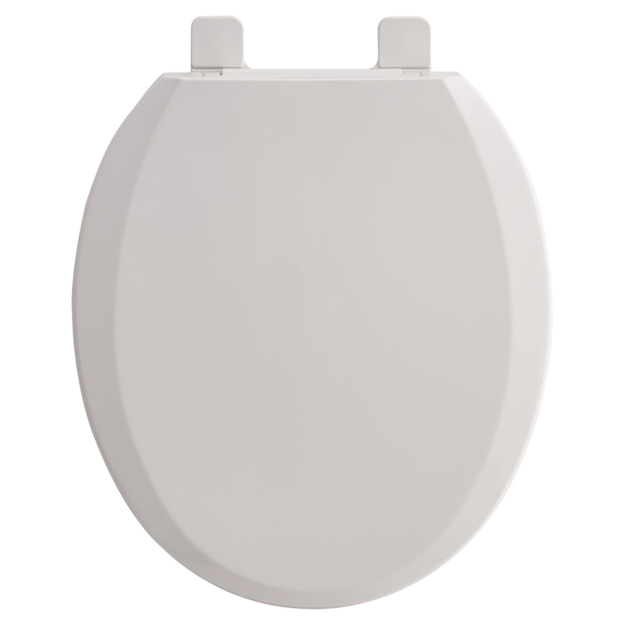 White Round Slow-Close Toilet Seat with EverClean Surface