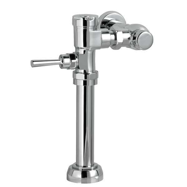 Chrome Plated Manual Flush Valve with Top Spud