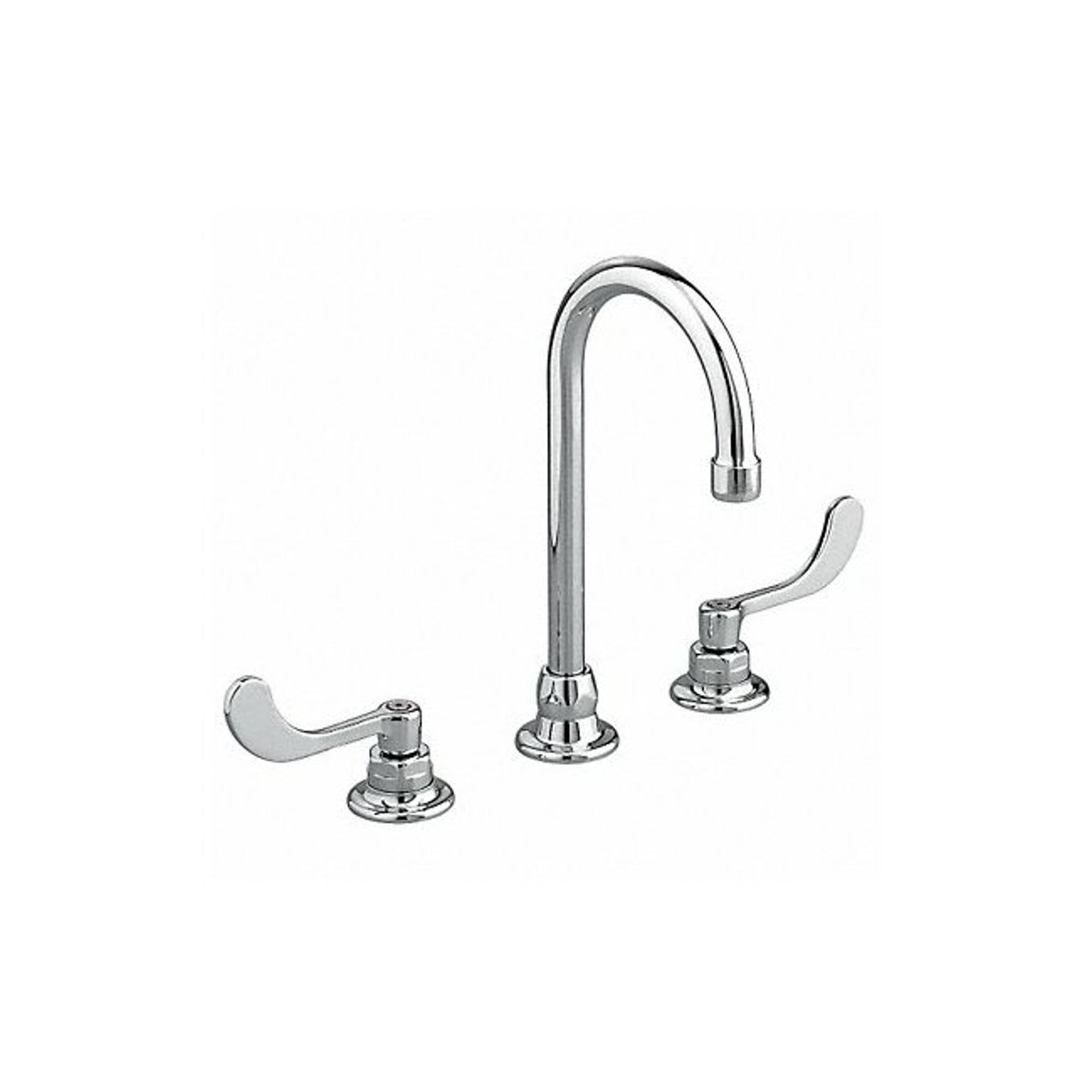 Polished Chrome Brass Widespread Bathroom Faucet