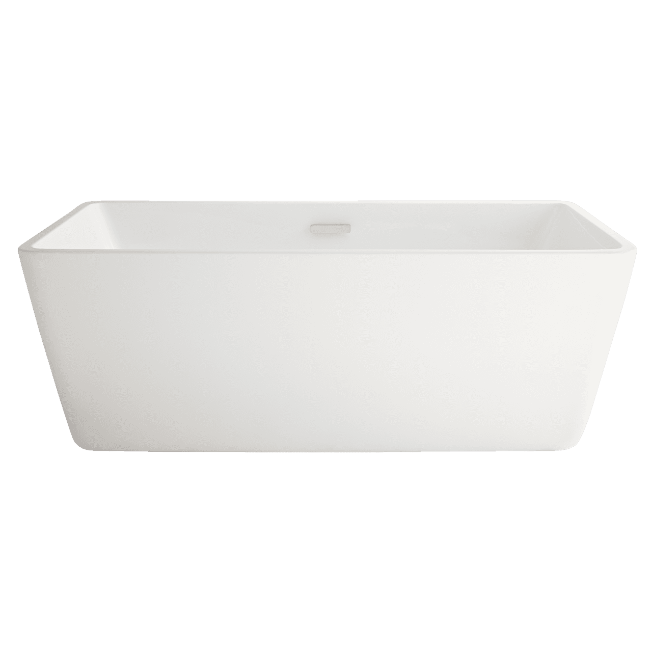 Sedona Loft 63" White Acrylic Freestanding Bathtub