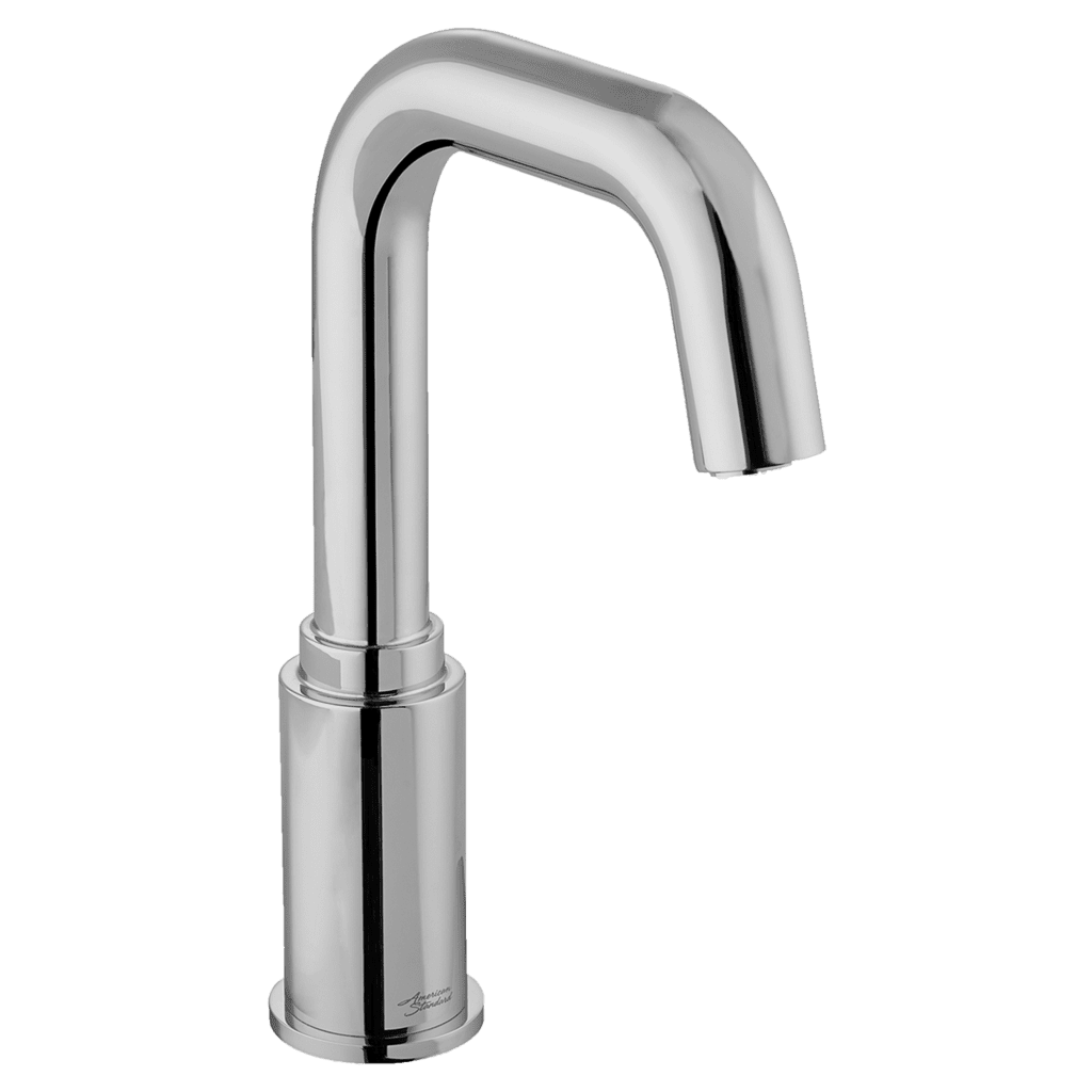 Polished Chrome Industrial Sensor-Operated Bathroom Faucet