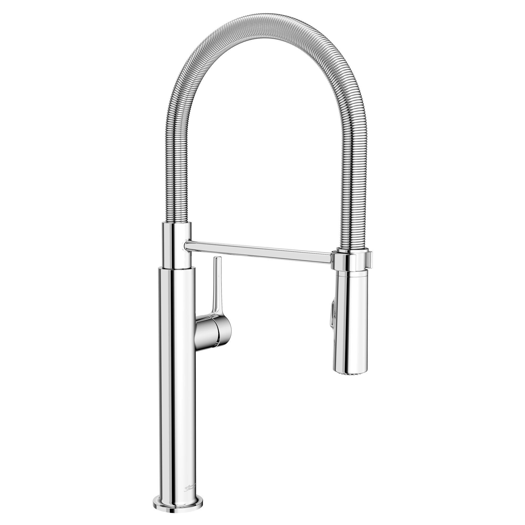 Chrome Semi-Pro Kitchen Faucet with Pull-Out Spray