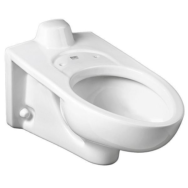 White Elongated Wall-Hung Ceramic Toilet Bowl