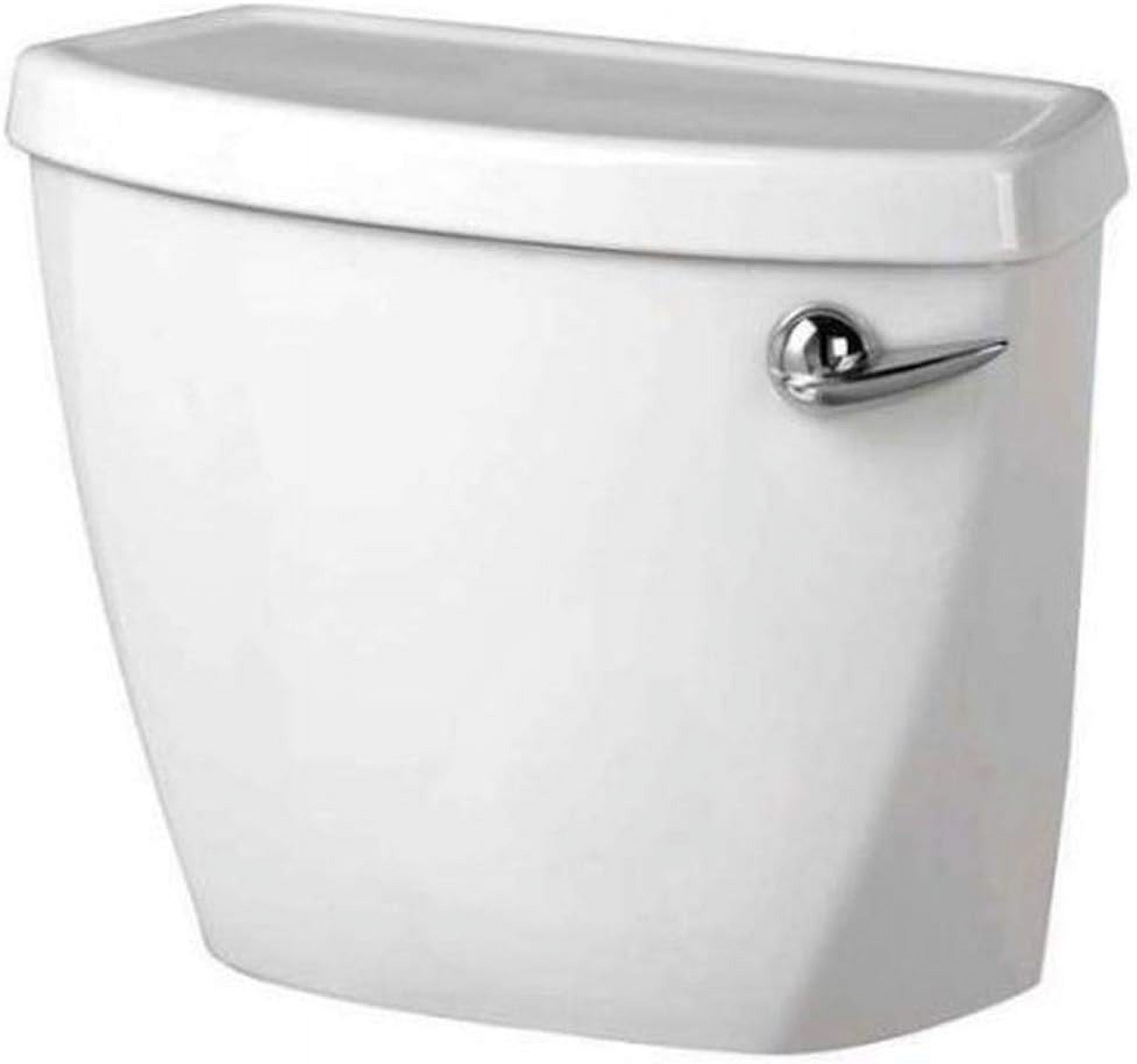 White Vitreous China Single Flush Toilet Tank