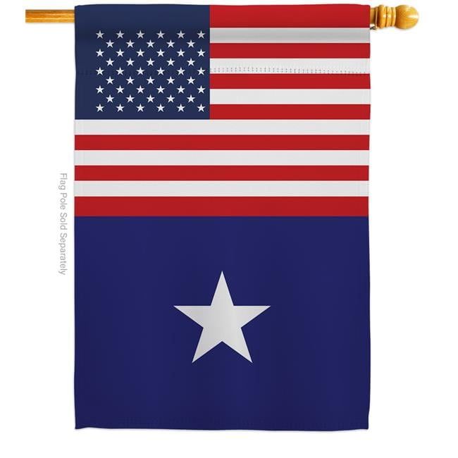 Patriotic Double-Sided Historic 28" x 40" House Flag