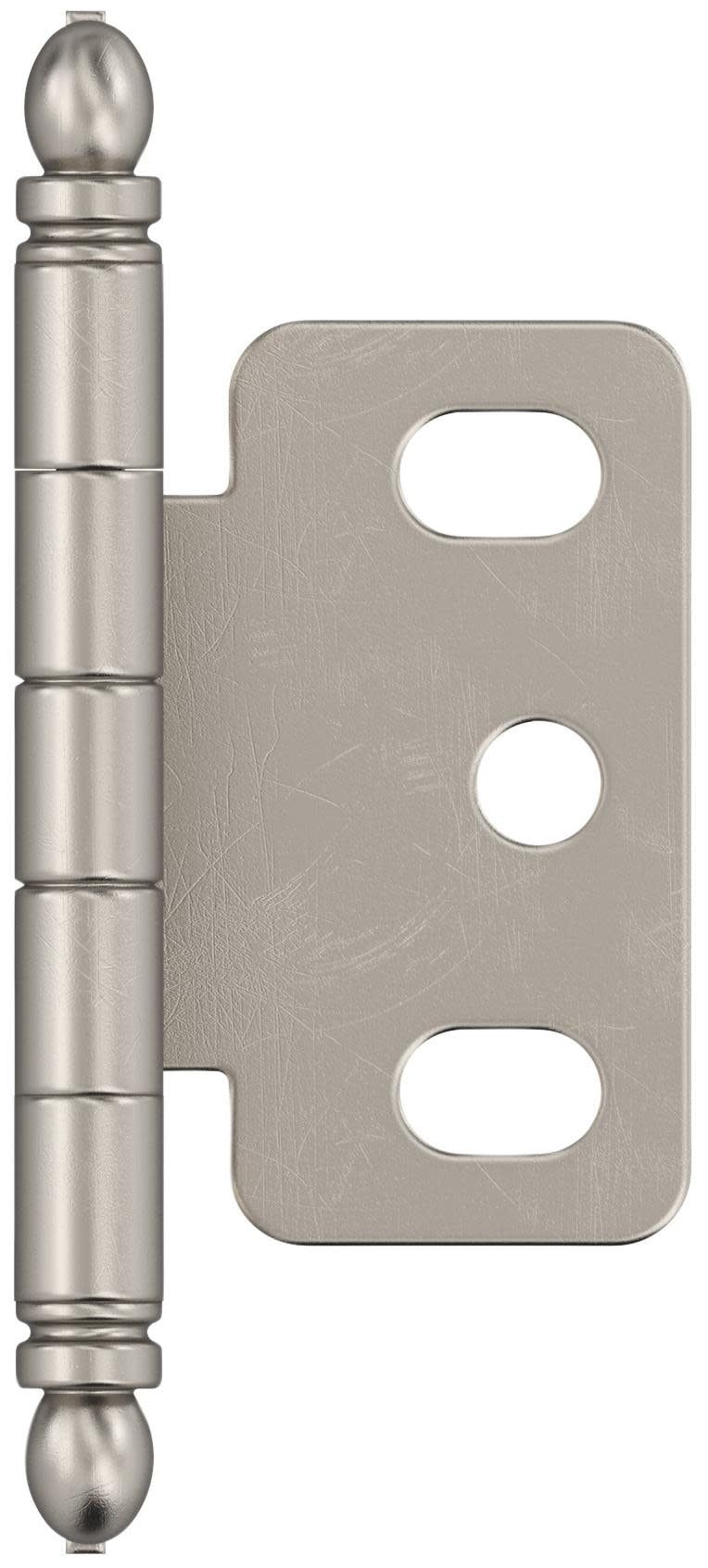 Satin Nickel 3/4 Inch Door Thickness Cabinet Hinge