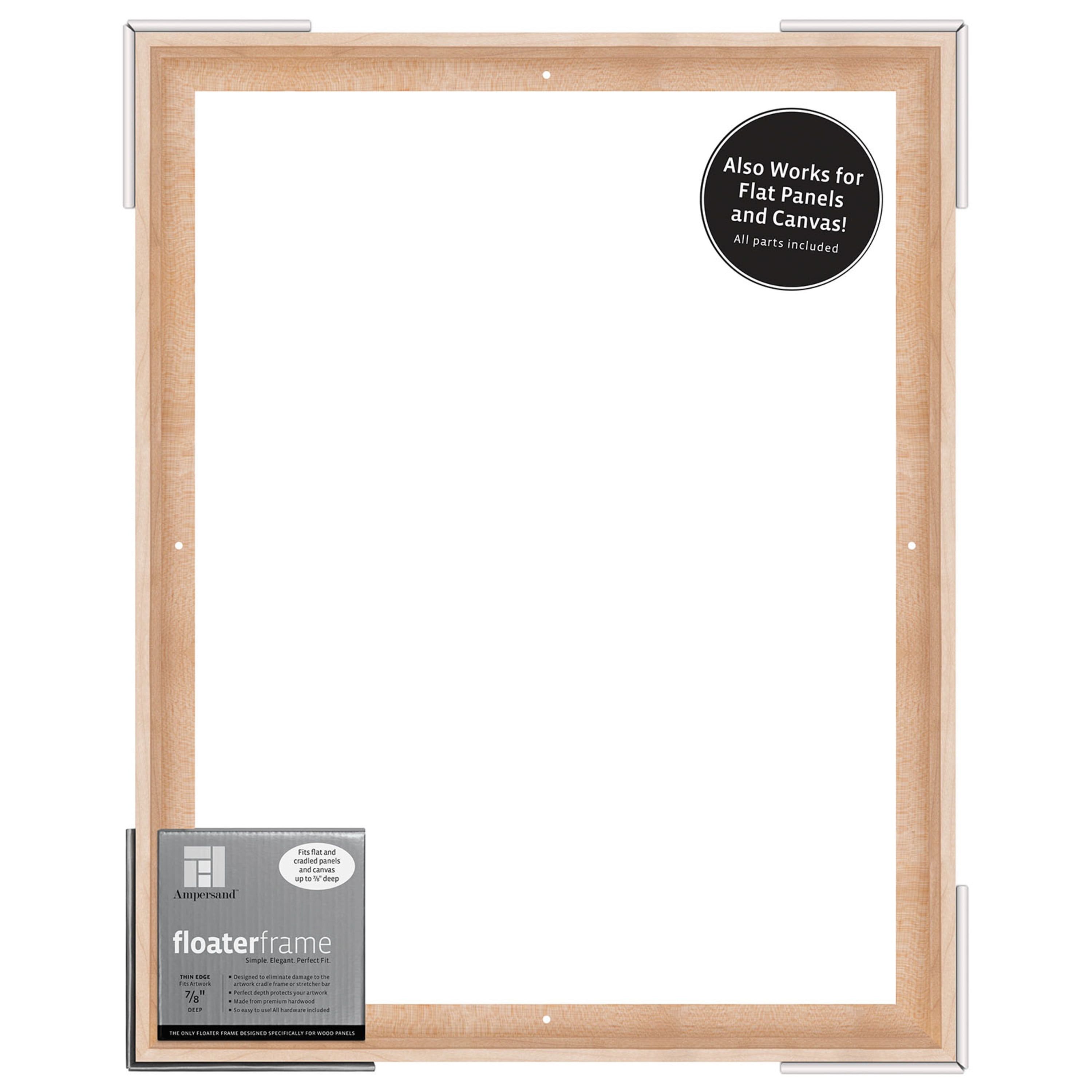 Maple 16" x 20" Thin Edge Floating Wall Frame