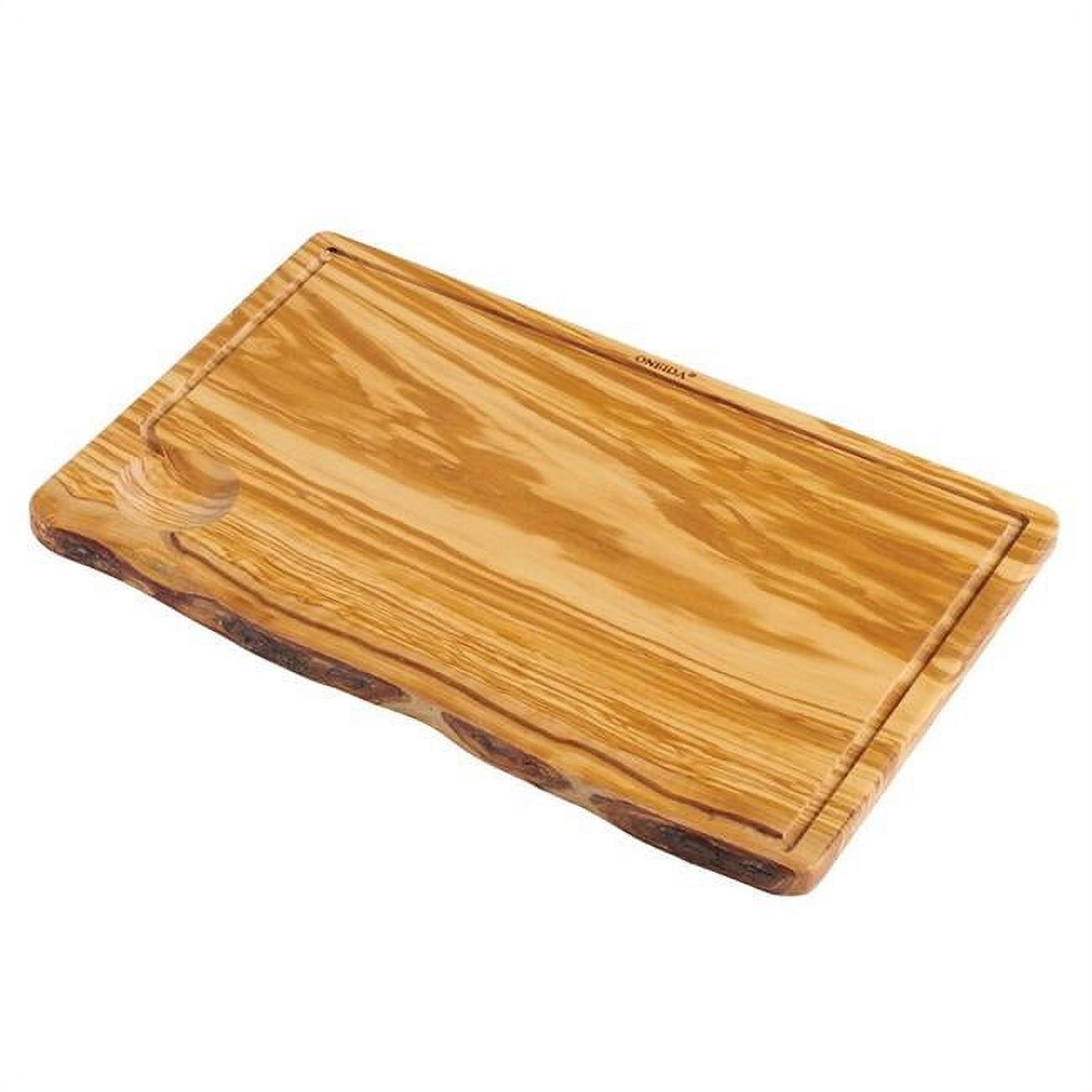 Medium Olive Wood Steak Serving Board with Juice Channel