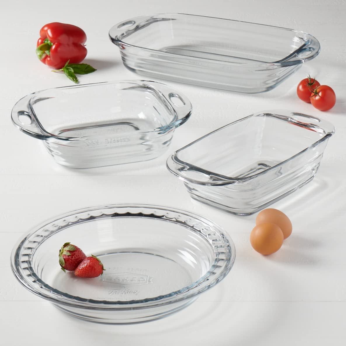 Anchor Hocking Clear Glass 3-Piece Classic Serving Set