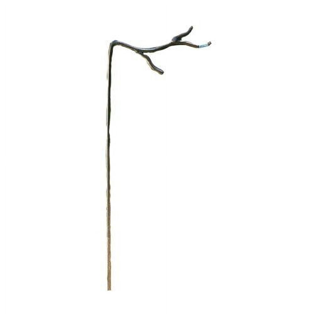 Large Brown Steel Twig Single Shepherd Hook