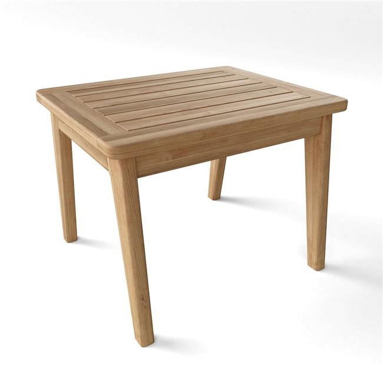 Amalfi Rectangular Teak Outdoor Side Table