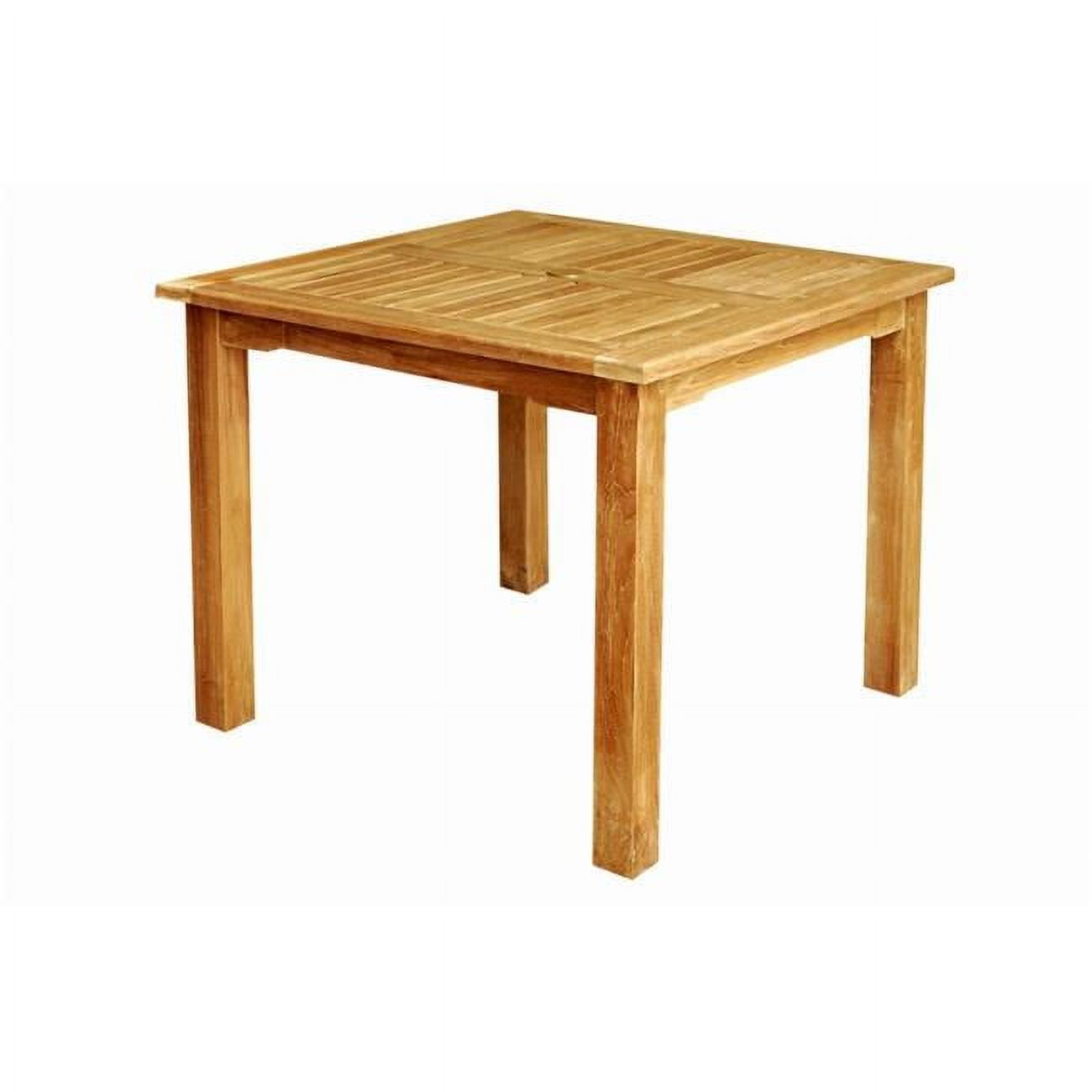 Bahama 35'' Natural Teak Outdoor Bistro Table