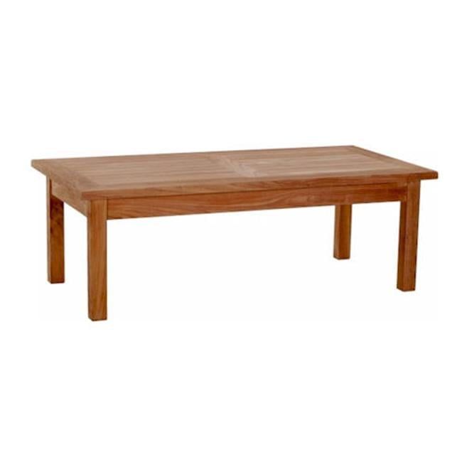 Bahama Teak Rectangular Outdoor Coffee Table