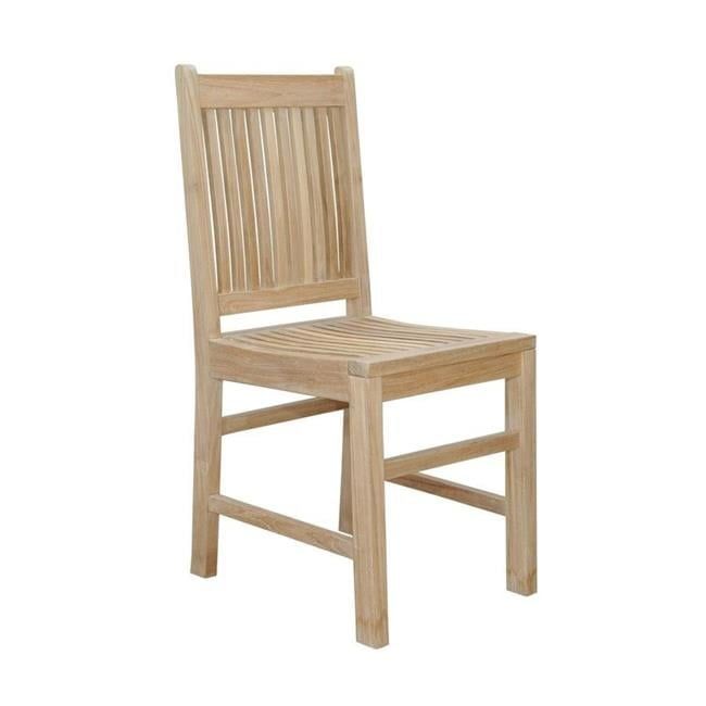 Saratoga Natural Teak Outdoor Dining Side Chair