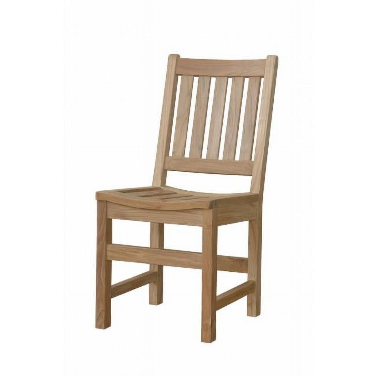 Sonoma Teak Armless Outdoor Dining Chair