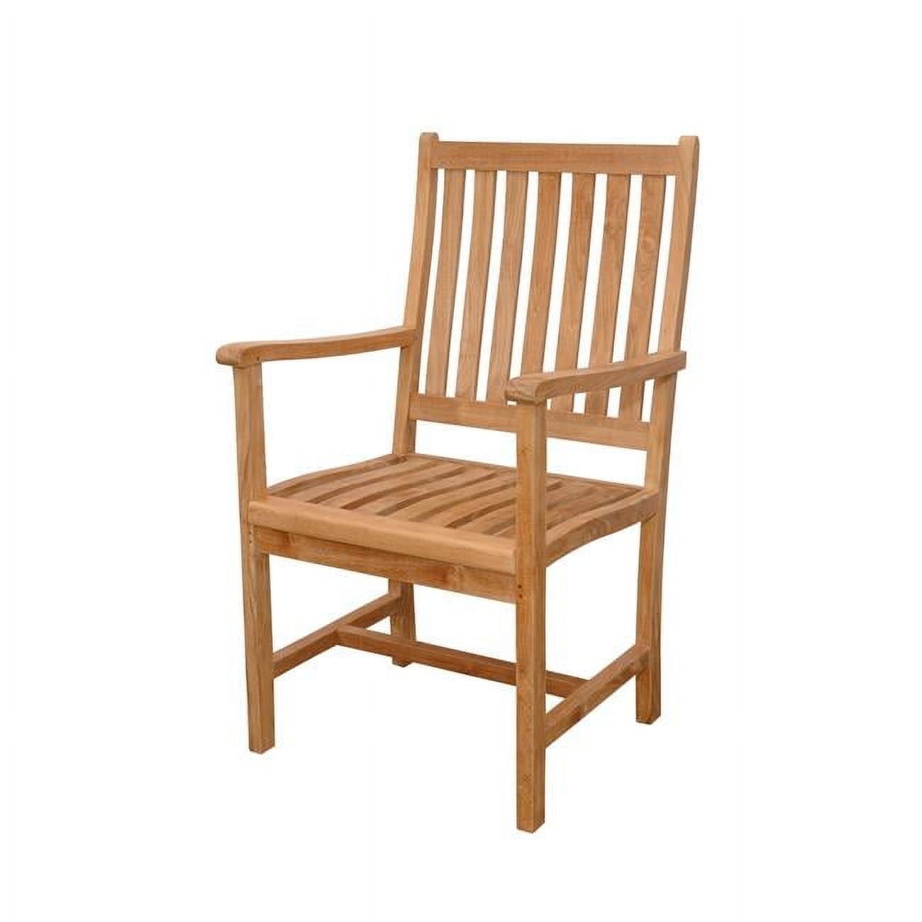 Wilshire Teak Outdoor Dining Armchair