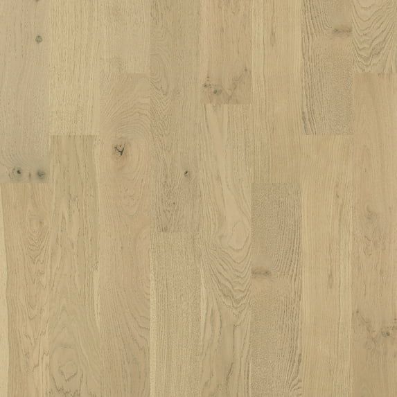 Noble Hall 7" Wide Wire Brushed White Oak Hardwood Plank