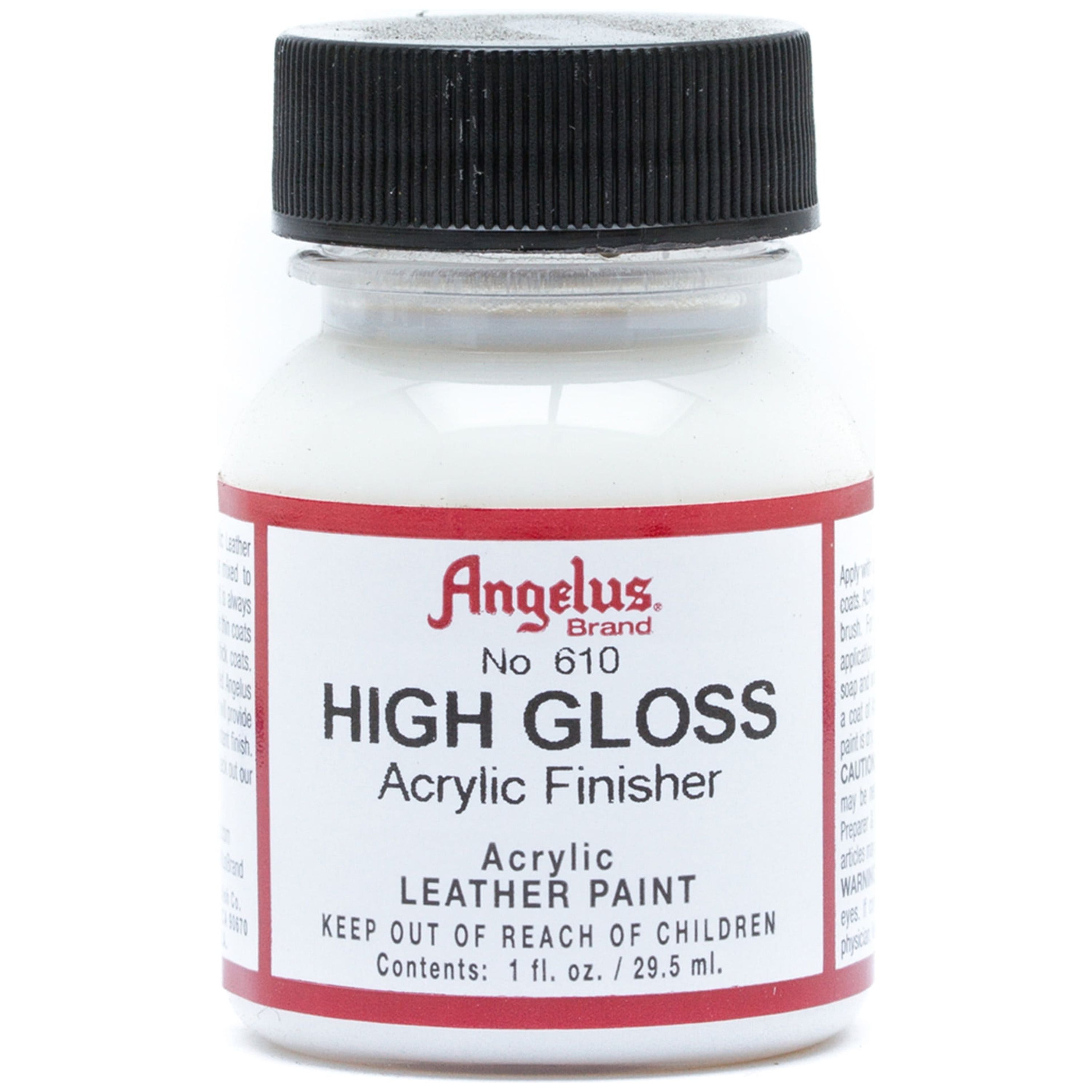 Angelus High Gloss 1 oz Acrylic Leather Paint Finisher