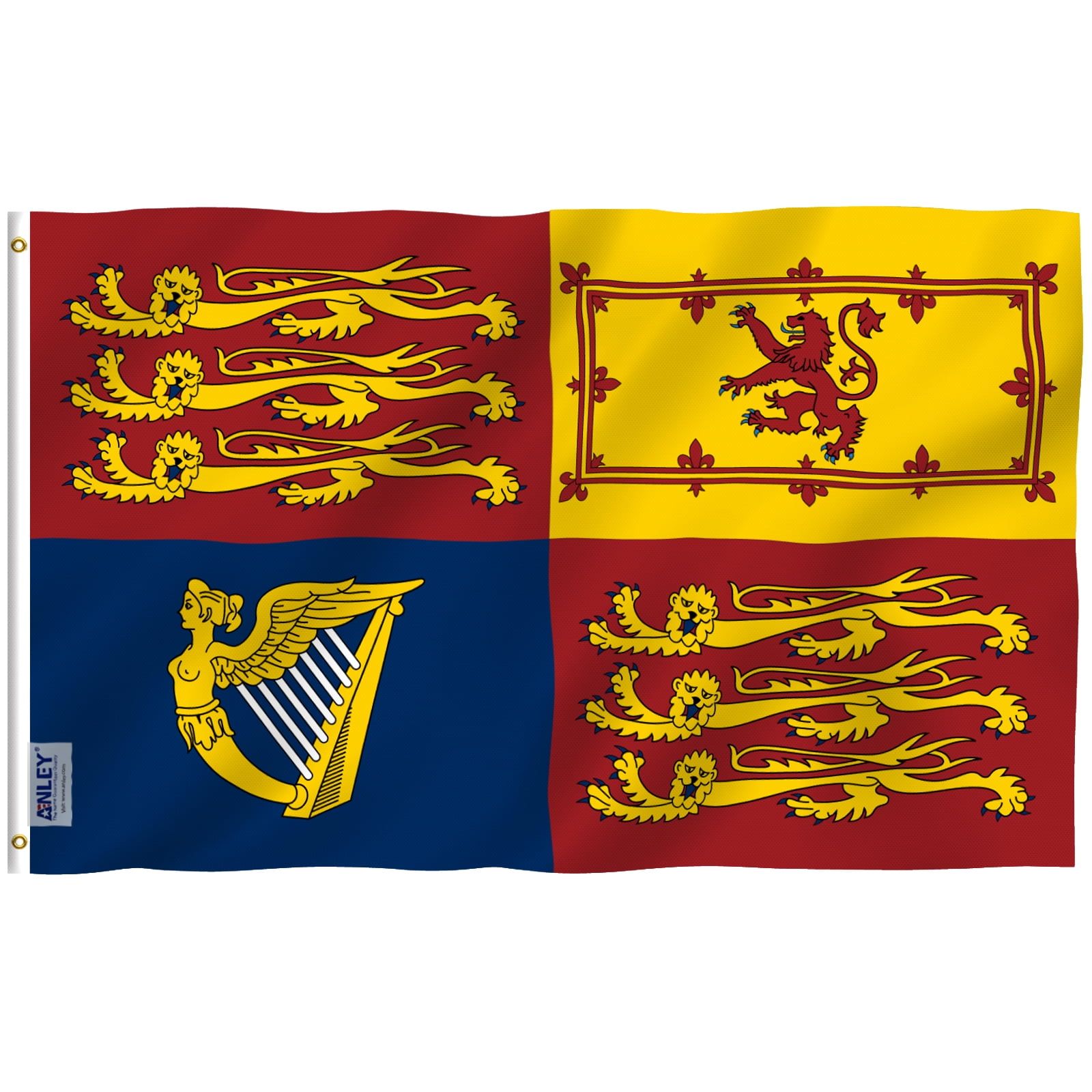 3x5 Multicolor Polyester United Kingdom Royal Standard Flag