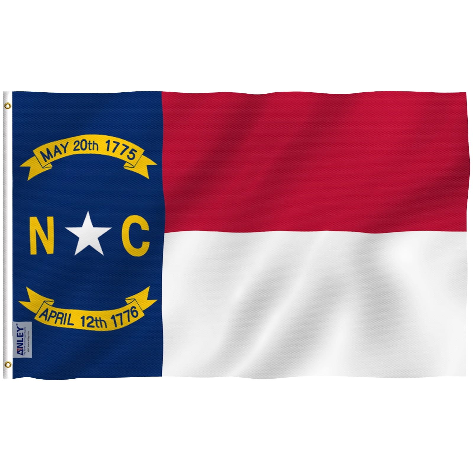 North Carolina State 3x5 Foot Polyester Flag with Brass Grommets