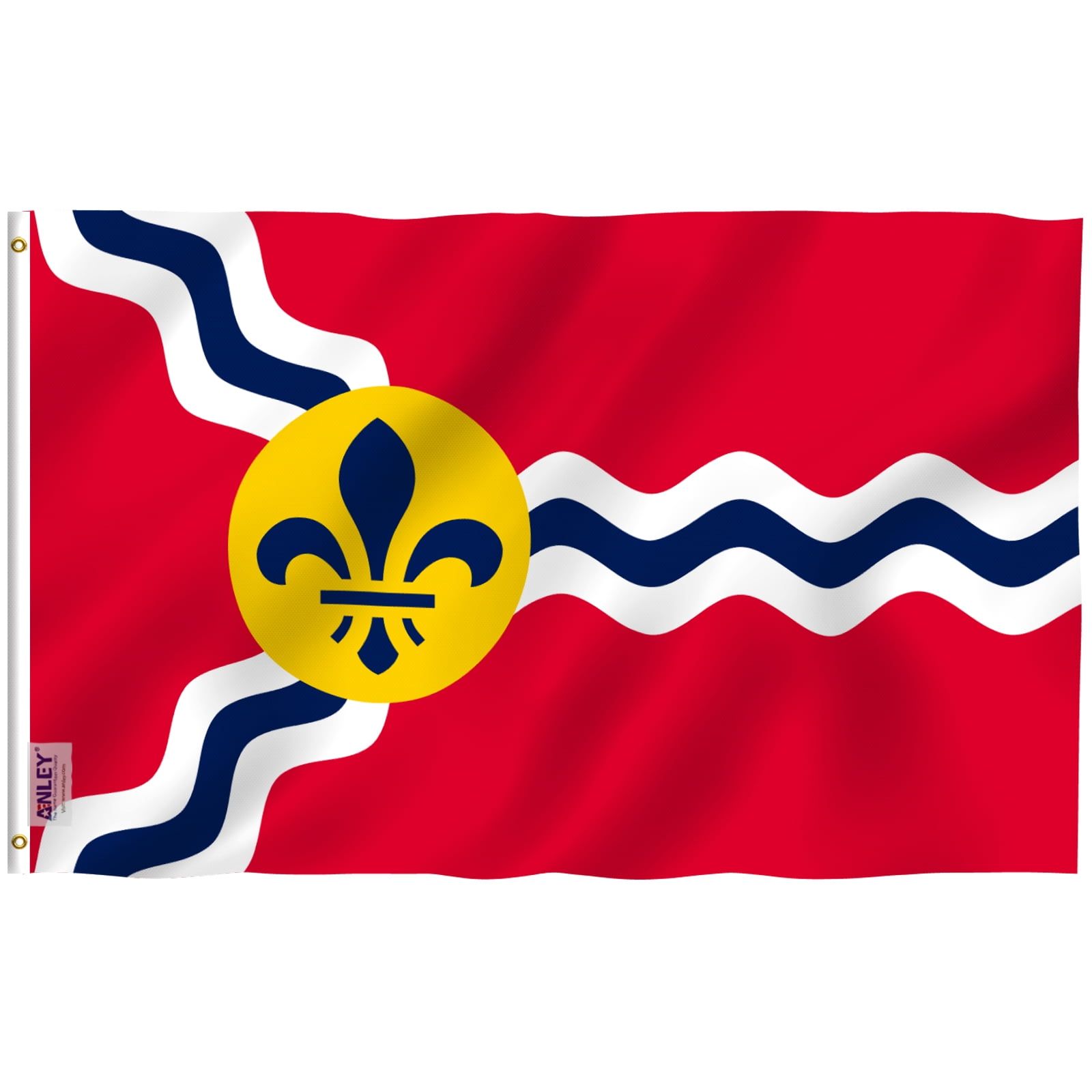 Fly Breeze 3x5 Foot Saint Louis Flag with Brass Grommets