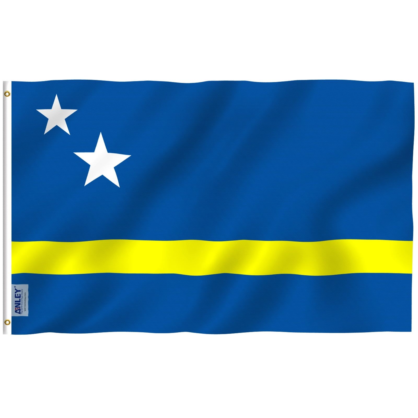 Curacao Flag 3x5 Feet Polyester with Brass Grommets