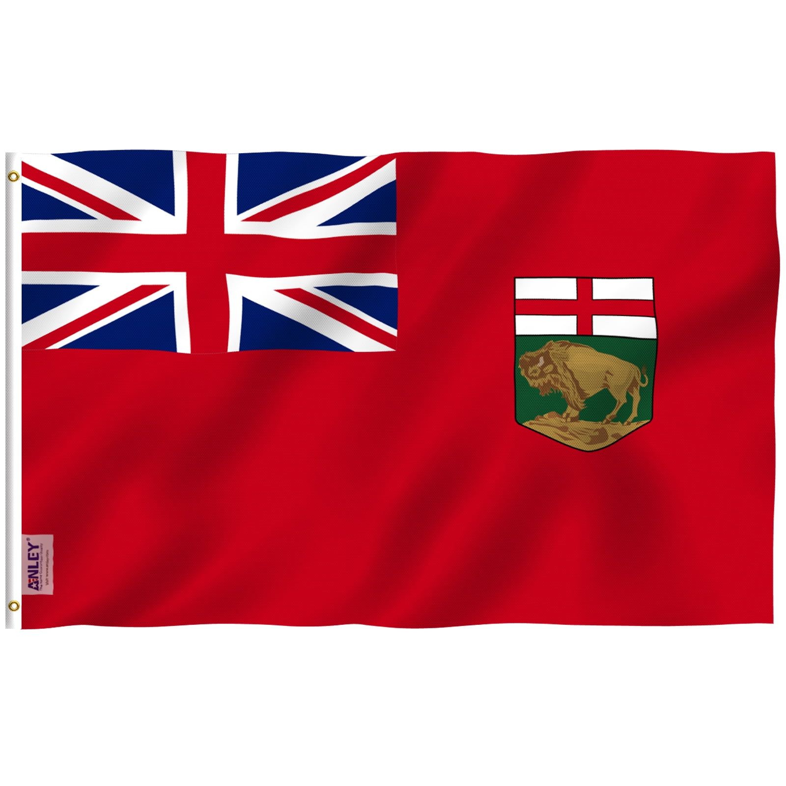 Manitoba Flag 3x5 Feet Polyester with Brass Grommets