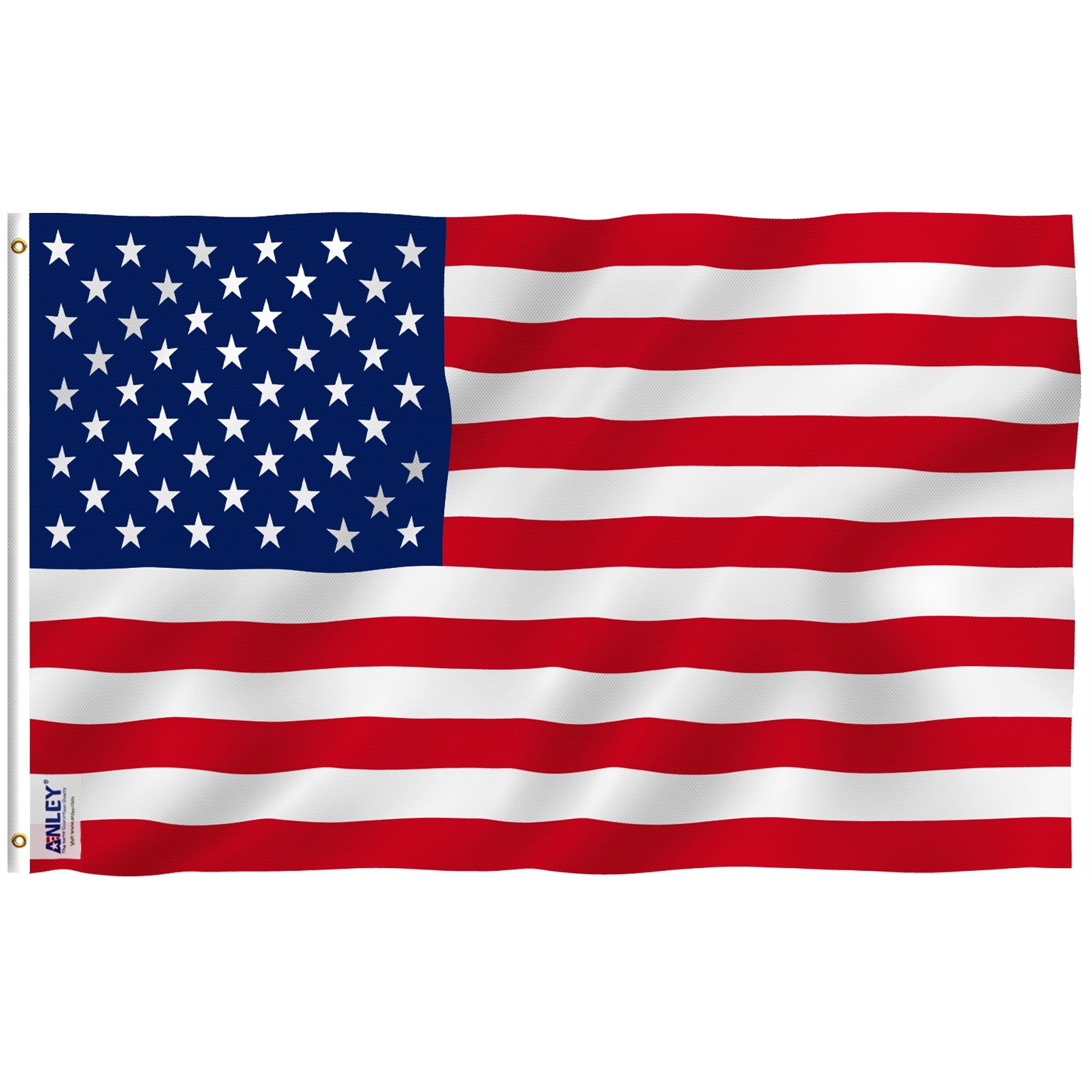 Fly Breeze 4x6 Foot American Flag with Brass Grommets