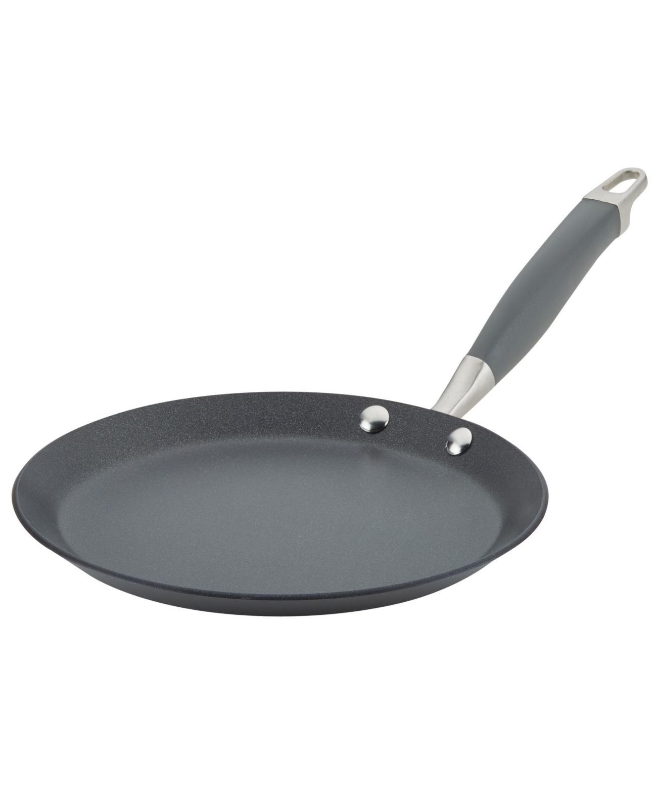 Anolon 9.5 Inch Gray Hard Anodized Nonstick Crepe Pan