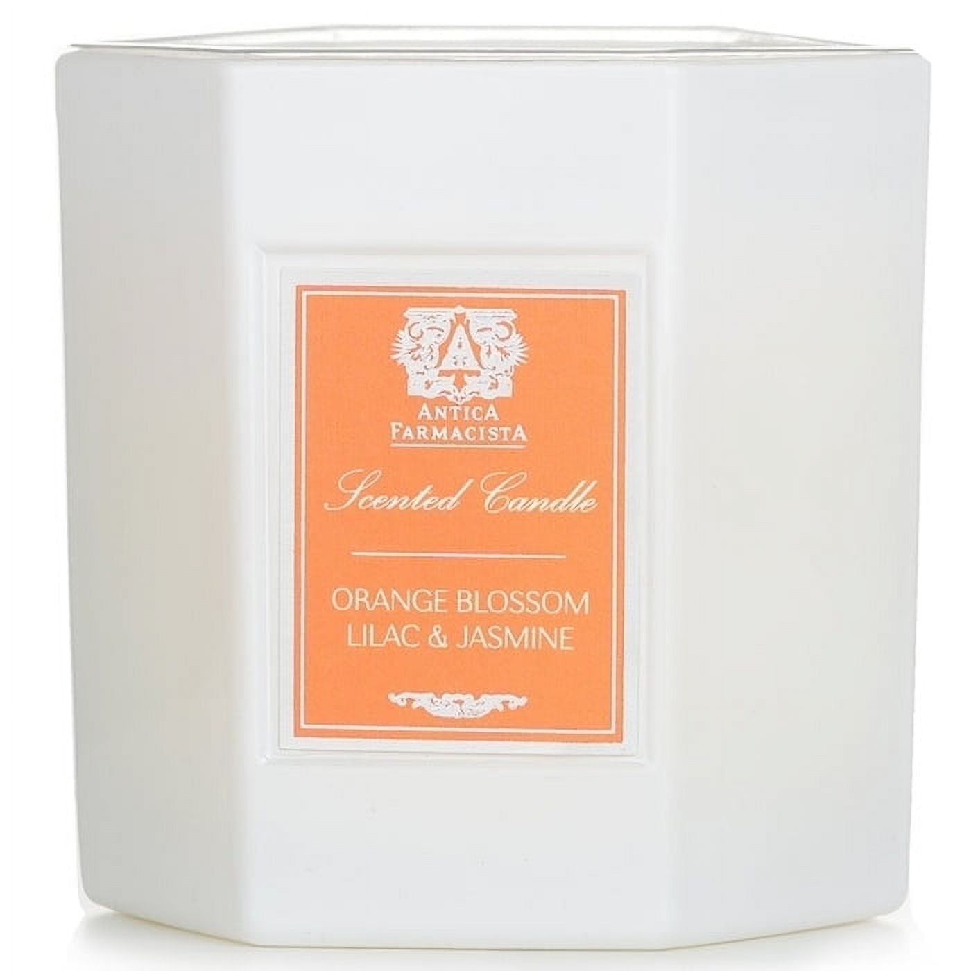 White Hexagonal Soy Scented Candle with Lavender and Citrus