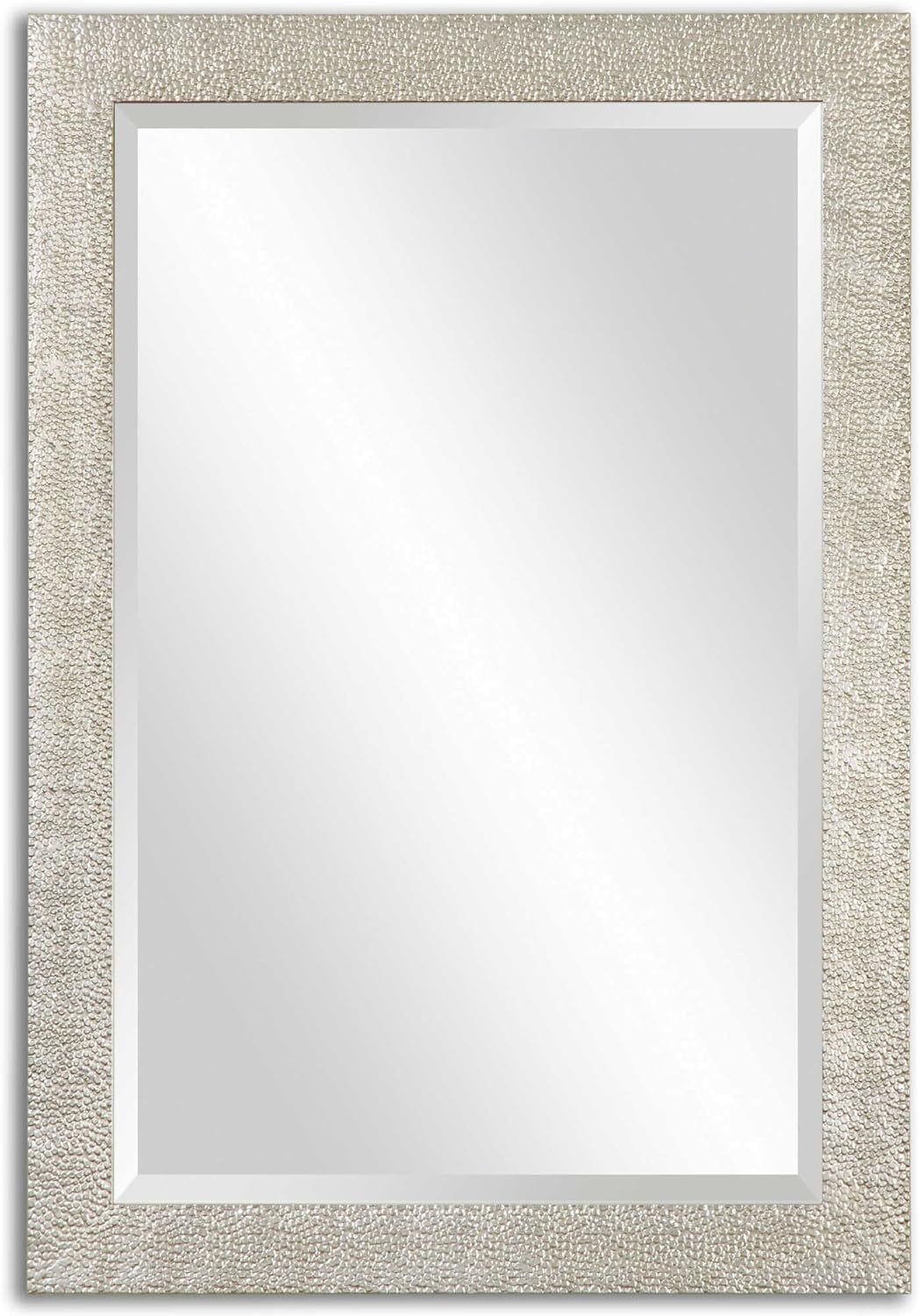 Contemporary Rectangular Silver Mirror 29" x 41"