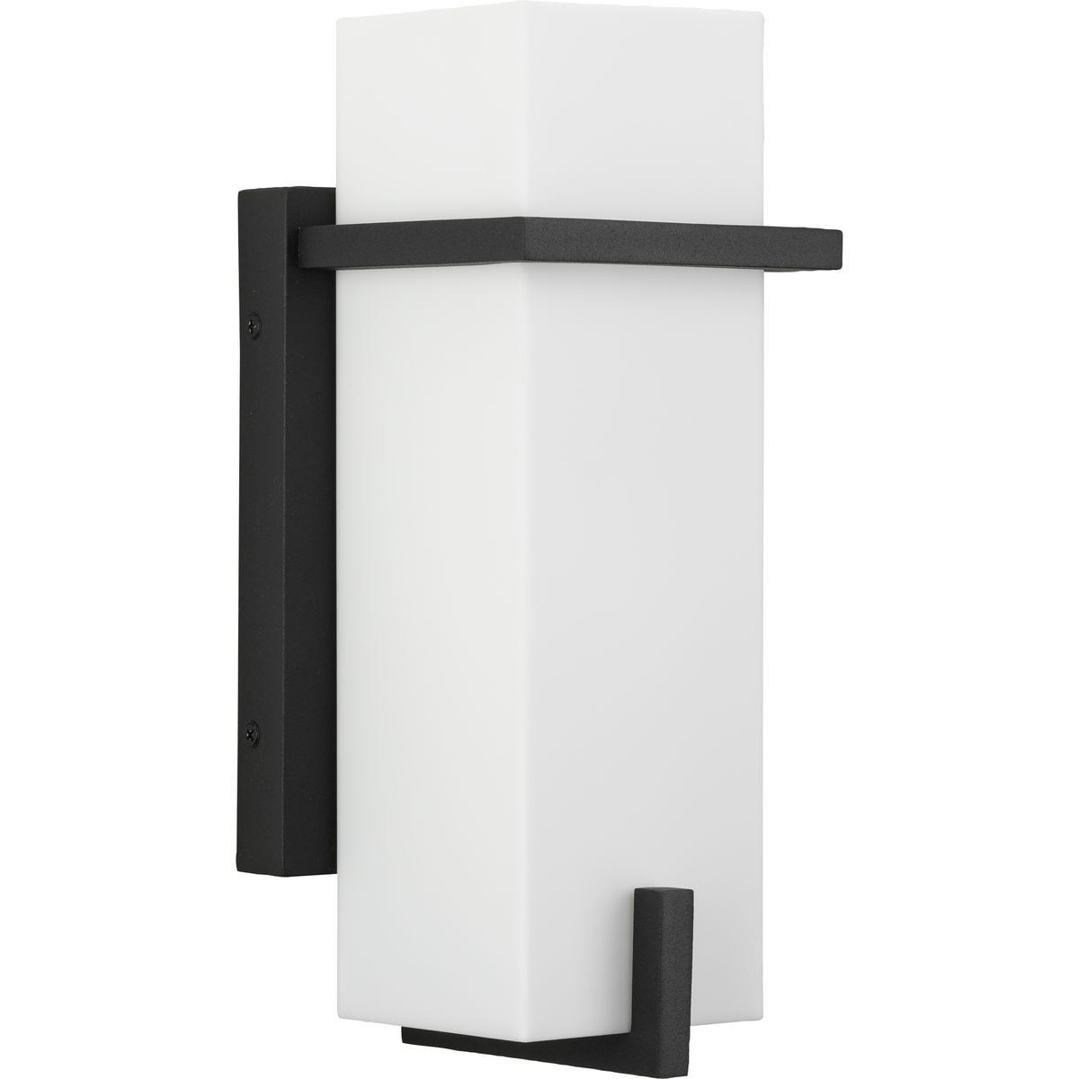 Antrim Black and White Modern Outdoor Wall Lantern